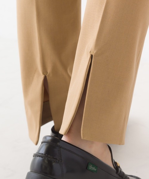 OMNES（オムネス）の「TRストレッチ裾スリットパンツ（その他パンツ・レディース・ライトグレー/ブラック/ベージュ/グレー/ピンクベージュ・SMALL/MEDIUM/LARGE）」の9枚目の写真