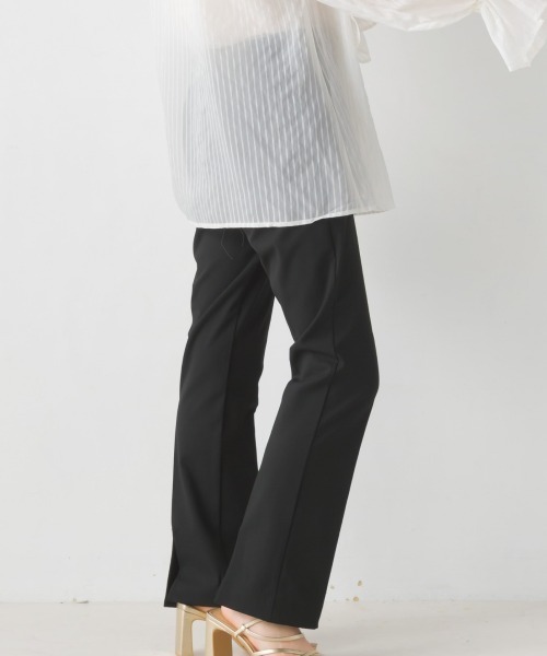 OMNES（オムネス）の「TRストレッチ裾スリットパンツ（その他パンツ・レディース・ライトグレー/ブラック/ベージュ/グレー/ピンクベージュ・SMALL/MEDIUM/LARGE）」の22枚目の写真