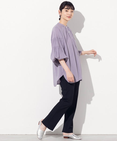 OMNES（オムネス）の「TRストレッチ裾スリットパンツ（その他