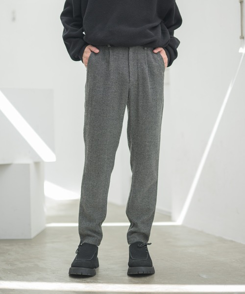 CASPER JOHN（キャスパージョン）の「ツイードテーパードパンツ（その他パンツ・メンズ・グレー/ブラウン・マルチサイズ）」の21枚目の写真