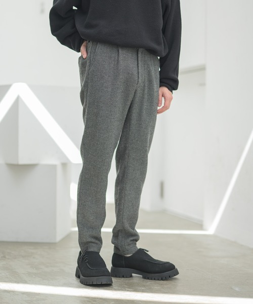 CASPER JOHN（キャスパージョン）の「ツイードテーパードパンツ（その他パンツ・メンズ・グレー/ブラウン・マルチサイズ）」の18枚目の写真