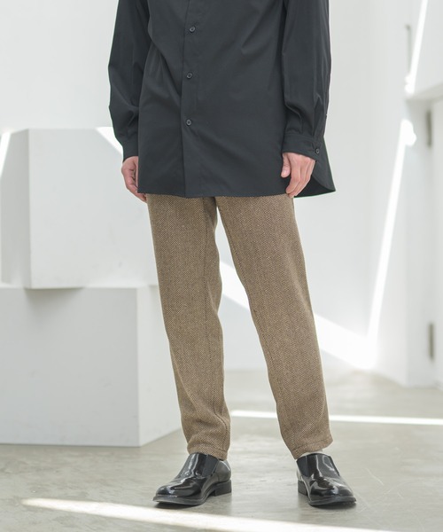 CASPER JOHN（キャスパージョン）の「ツイードテーパードパンツ（その他パンツ・メンズ・グレー/ブラウン・マルチサイズ）」の22枚目の写真