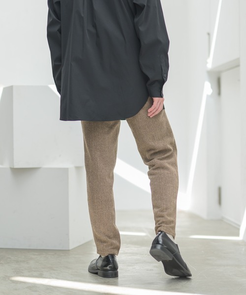 CASPER JOHN（キャスパージョン）の「ツイードテーパードパンツ（その他パンツ・メンズ・グレー/ブラウン・マルチサイズ）」の10枚目の写真