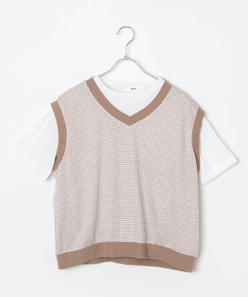 WEGO（ウィゴー）の「WEGO/【2点セット】ベストSETTee（ベスト・レディース・その他2/その他1・FREE）」の9枚目の写真