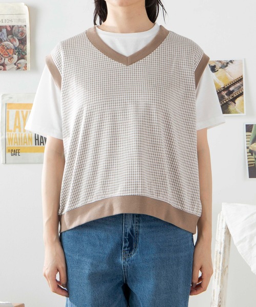 WEGO（ウィゴー）の「WEGO/【2点セット】ベストSETTee（ベスト・レディース・その他2/その他1・FREE）」の6枚目の写真