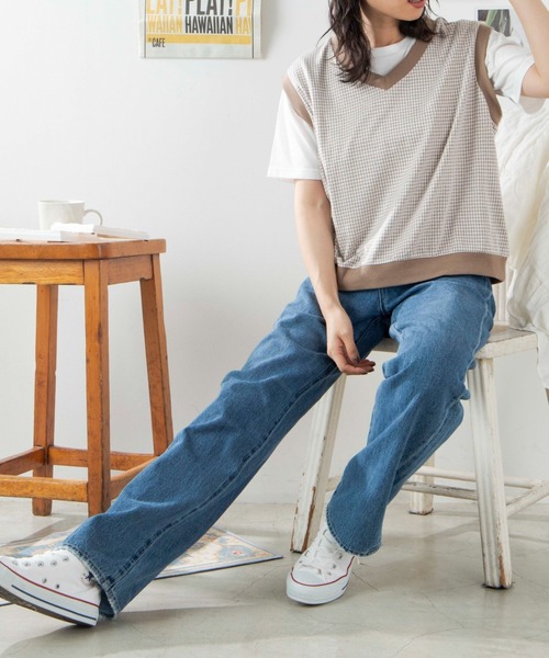 WEGO（ウィゴー）の「WEGO/【2点セット】ベストSETTee（ベスト・レディース・その他2/その他1・FREE）」の14枚目の写真