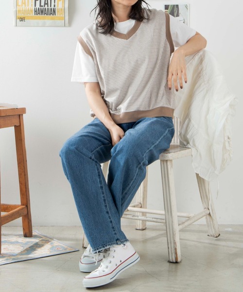 WEGO（ウィゴー）の「WEGO/【2点セット】ベストSETTee（ベスト・レディース・その他2/その他1・FREE）」の18枚目の写真