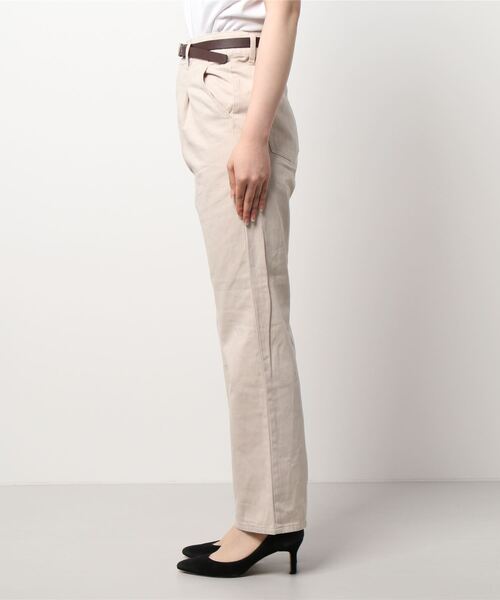 Cheek(チーク)の「タックチノパンツ(チノパンツ・レディース・ベージュ/カーキ/アイボリー・SMALL/MEDIUM)」の5枚目の写真