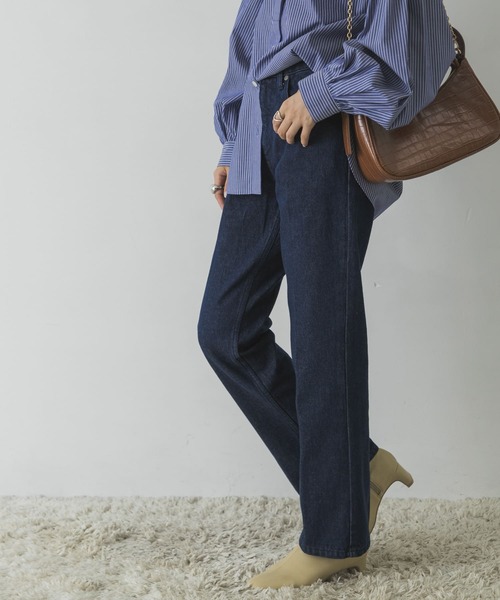 URBAN RESEARCH（アーバンリサーチ）の「セミフレアデニムパンツ（デニムパンツ・レディース・ブルー/インディゴブルー・34/38/36）」の19枚目の写真
