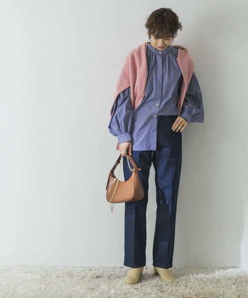 URBAN RESEARCH（アーバンリサーチ）の「セミフレアデニムパンツ（デニムパンツ・レディース・ブルー/インディゴブルー・34/38/36）」の13枚目の写真