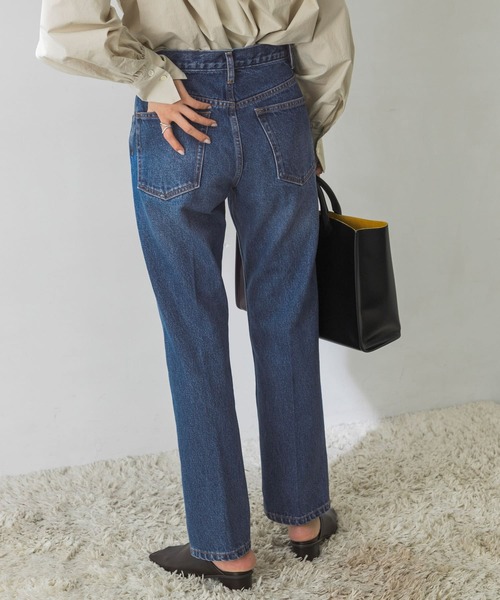 URBAN RESEARCH（アーバンリサーチ）の「セミフレアデニムパンツ（デニムパンツ・レディース・ブルー/インディゴブルー・34/38/36）」の8枚目の写真