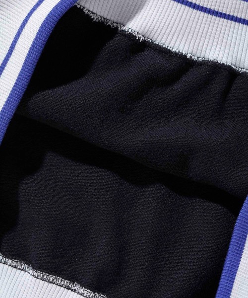 XLARGE（エクストララージ）の「STRIPE RIB PULLOVER HOODED SWEAT（パーカー・メンズ・ブラック/ネイビー/グリーン・S/M/L/XL）」の12枚目の写真