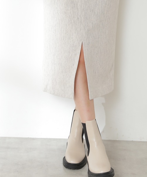 N.（N. Natural Beauty Basic）（エヌエヌナチュラルビューティーベーシック）の「【S Size Line】◆パイピングタイトスカート（スカート・レディース・オフホワイト/ブラウン/ブルー・SMALL/MEDIUM）」の8枚目の写真