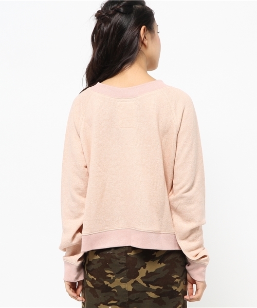 Kastane（カスタネ）の「【Kastane】CA刺繍裏毛プルオーバー（Tシャツ/カットソー・レディース・ベビーピンク/ブルー/アイボリー/グレー・FREE）」の10枚目の写真