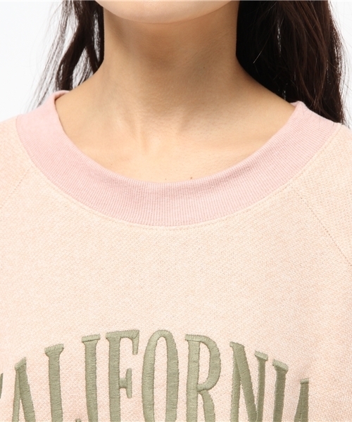 Kastane（カスタネ）の「【Kastane】CA刺繍裏毛プルオーバー（Tシャツ/カットソー・レディース・ベビーピンク/ブルー/アイボリー/グレー・FREE）」の11枚目の写真