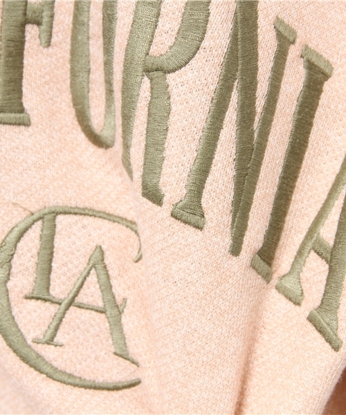 Kastane（カスタネ）の「【Kastane】CA刺繍裏毛プルオーバー（Tシャツ/カットソー・レディース・ベビーピンク/ブルー/アイボリー/グレー・FREE）」の15枚目の写真