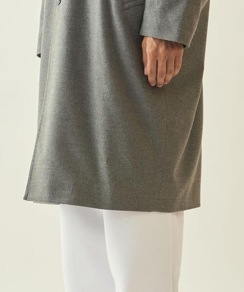 info. BEAUTY&YOUTH（インフォビューティアンドユース）の「【WEB限定】＜info. BEAUTY&YOUTH＞ TRPU ツイル バルーン ステンカラーコート（ステンカラーコート・メンズ・ブラック/グレー・M/S/L）」の10枚目の写真