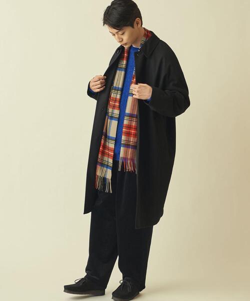 info. BEAUTY&YOUTH（インフォビューティアンドユース）の「【WEB限定】＜info. BEAUTY&YOUTH＞ TRPU ツイル バルーン ステンカラーコート（ステンカラーコート・メンズ・ブラック/グレー・S/M/L）」の17枚目の写真