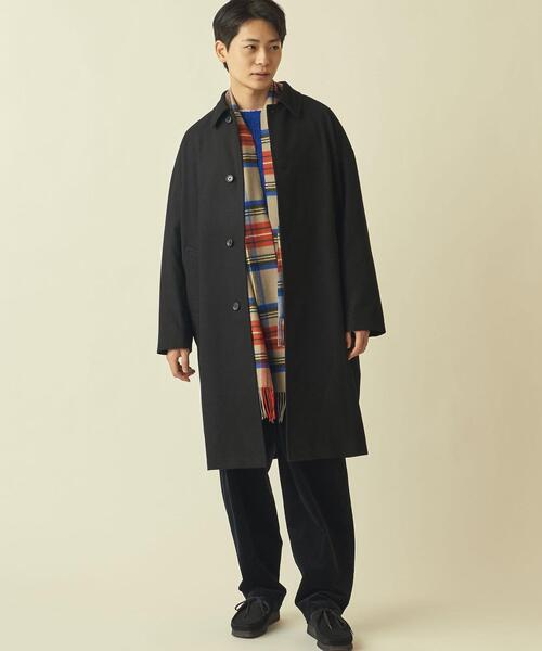 info. BEAUTY&YOUTH（インフォビューティアンドユース）の「【WEB限定】＜info. BEAUTY&YOUTH＞ TRPU ツイル バルーン ステンカラーコート（ステンカラーコート・メンズ・ブラック/グレー・S/M/L）」の19枚目の写真
