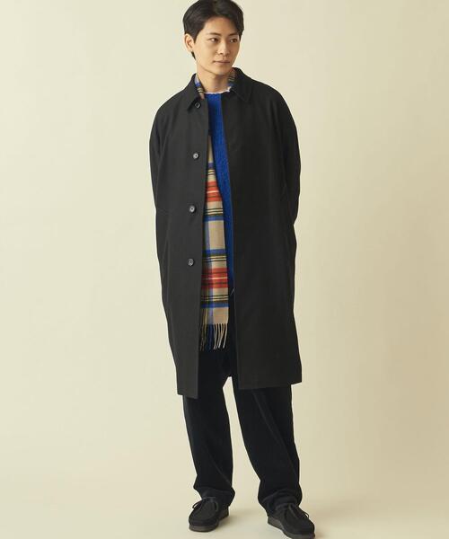 info. BEAUTY&YOUTH（インフォビューティアンドユース）の「【WEB限定】＜info. BEAUTY&YOUTH＞ TRPU ツイル バルーン ステンカラーコート（ステンカラーコート・メンズ・ブラック/グレー・M/S/L）」の17枚目の写真