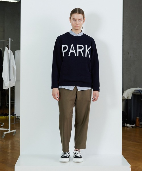 FRAPBOIS（フラボア）の「PARK ニット（ニット/セーター・レディース・ネイビー/キャメル・2/1）」の12枚目の写真