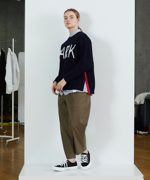 FRAPBOIS（フラボア）の「PARK ニット（ニット/セーター・レディース・ネイビー/キャメル・2/1）」の16枚目の写真