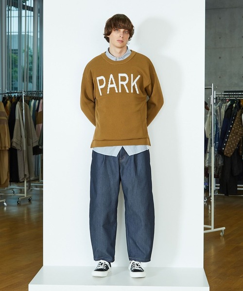 FRAPBOIS（フラボア）の「PARK ニット（ニット/セーター・レディース・ネイビー/キャメル・2/1）」の21枚目の写真