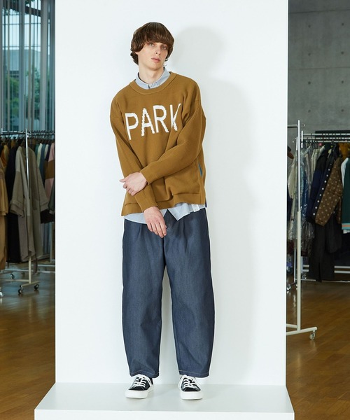 FRAPBOIS（フラボア）の「PARK ニット（ニット/セーター・レディース・ネイビー/キャメル・2/1）」の22枚目の写真