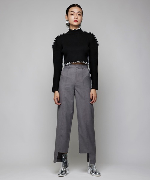 Narcissus（ナルシス）の「【SINN】Narcissusオリジナル　アシメパンツ（その他パンツ・レディース・ブラック/グレー/ベージュ系その他・FREE）」の3枚目の写真