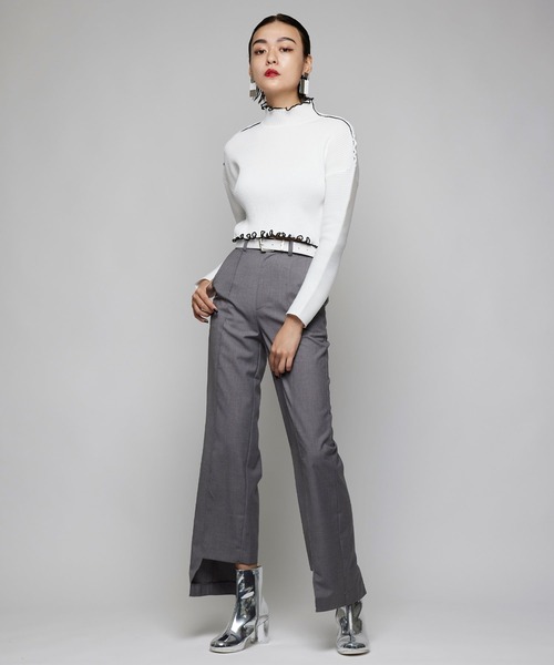 Narcissus（ナルシス）の「【SINN】Narcissusオリジナル　アシメパンツ（その他パンツ・レディース・ブラック/グレー/ベージュ系その他・FREE）」の5枚目の写真