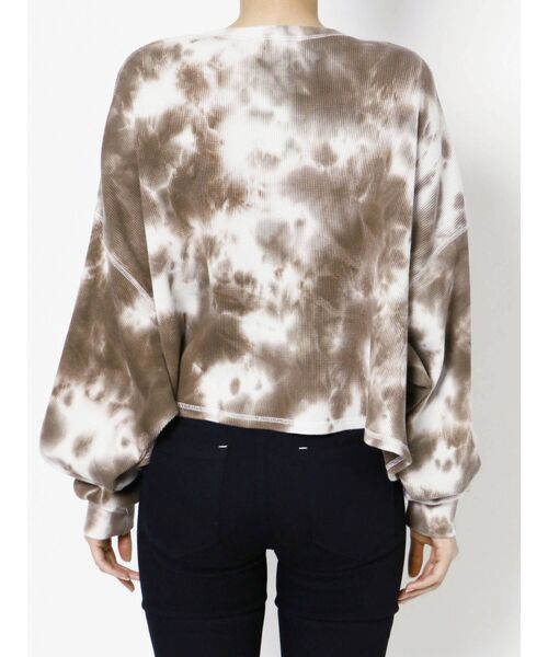 EMODA（エモダ）の「ピグメントサーマルトップ（Tシャツ/カットソー・レディース・その他/ブラック/アイボリー・FREE）」の13枚目の写真