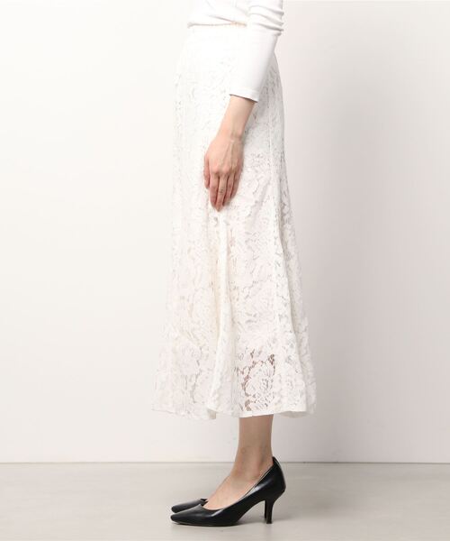 Brownie（ブラウニー）の「Brownie コードレースマーメイドスカート（スカート・レディース・ホワイト/ブルー/ブラック/グレイッシュベージュ/ブラウン・S/M）」の7枚目の写真