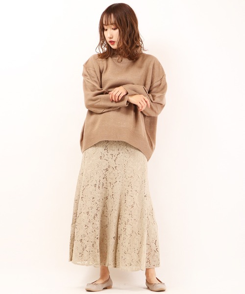 Brownie（ブラウニー）の「Brownie コードレースマーメイドスカート（スカート・レディース・ホワイト/ブルー/ブラック/グレイッシュベージュ/ブラウン・S/M）」の18枚目の写真