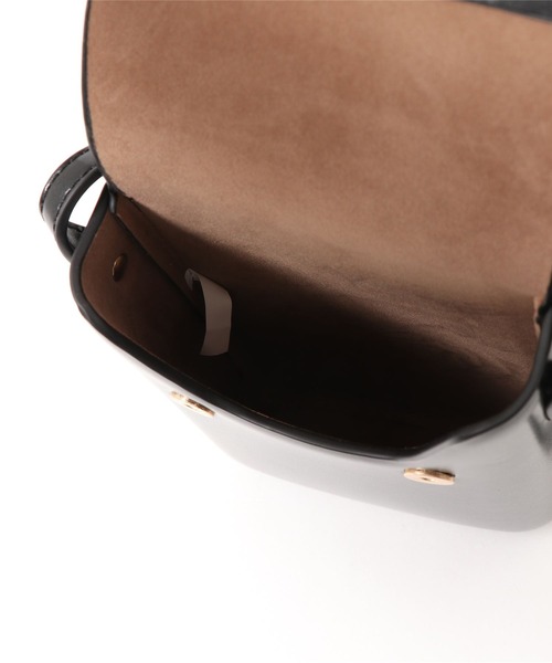 PairPair（ペアペア）の「コンパクトショルダーバック（ショルダーバッグ・レディース・ダークブラウン/ブラック・FREE）」の9枚目の写真