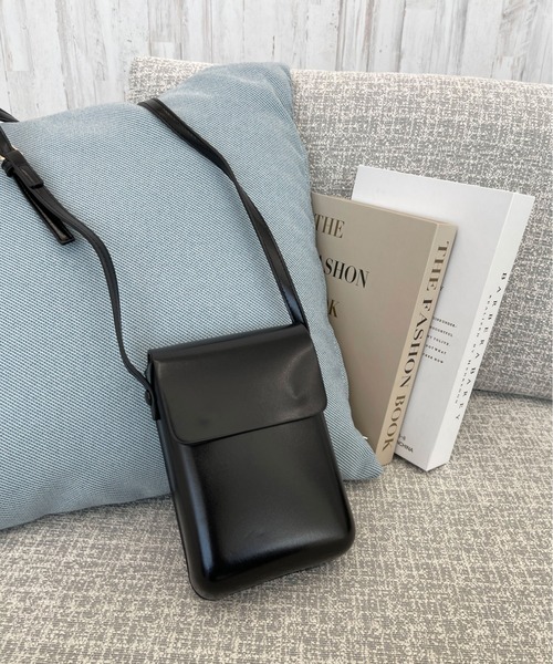 PairPair（ペアペア）の「コンパクトショルダーバック（ショルダーバッグ・レディース・ダークブラウン/ブラック・FREE）」の10枚目の写真