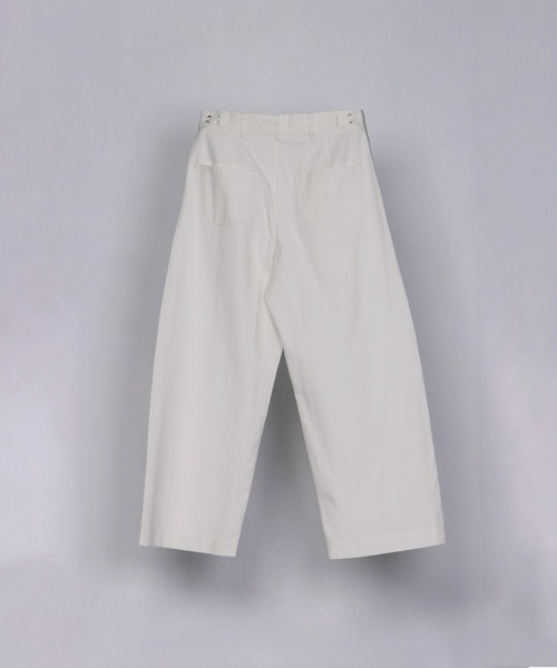 AIMNAIM（エイムネイム）の「AN WIDE JEANS（デニムパンツ・メンズ・ホワイト/ネイビー・MEDIUM/LARGE）」の12枚目の写真
