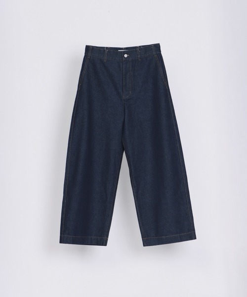 AIMNAIM（エイムネイム）の「AN WIDE JEANS（デニムパンツ・メンズ・ホワイト/ネイビー・MEDIUM/LARGE）」の13枚目の写真