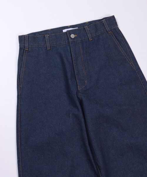AIMNAIM（エイムネイム）の「AN WIDE JEANS（デニムパンツ・メンズ・ホワイト/ネイビー・MEDIUM/LARGE）」の20枚目の写真