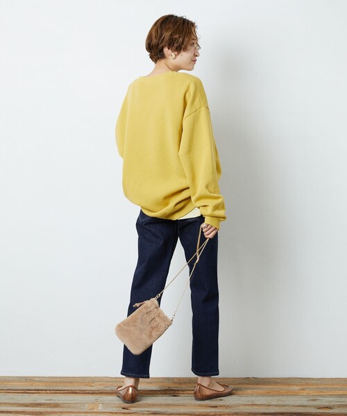 FREAK'S STORE（フリークスストア）の「▽【WEB限定】PENNYES × FREAK'S STORE/ペニーズ　別注バイオPロゴスウェット（スウェット・レディース・ブラック/パープル/ブラウン/グレー/イエロー/グリーン・ﾌﾘ-）」の13枚目の写真