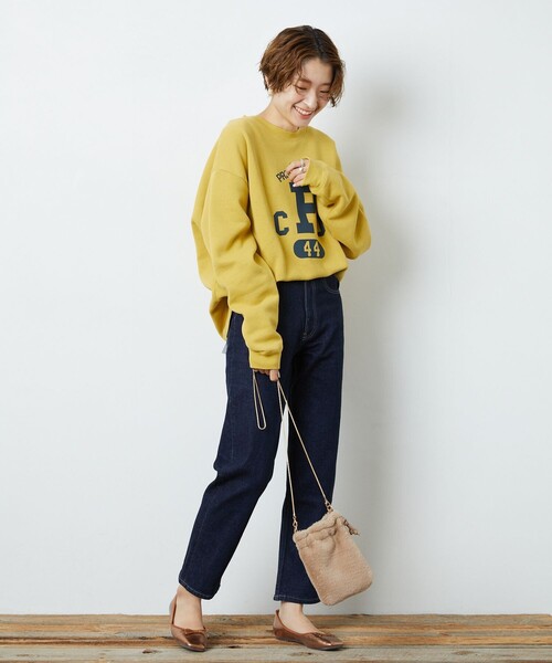 FREAK'S STORE（フリークスストア）の「▽【WEB限定】PENNYES × FREAK'S STORE/ペニーズ　別注バイオPロゴスウェット（スウェット・レディース・ブラック/パープル/ブラウン/グレー/イエロー/グリーン・ﾌﾘ-）」の18枚目の写真