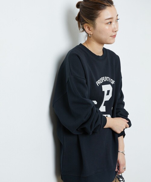 FREAK'S STORE（フリークスストア）の「▽【WEB限定】PENNYES × FREAK'S STORE/ペニーズ　別注バイオPロゴスウェット（スウェット・レディース・ブラック/パープル/ブラウン/グレー/イエロー/グリーン・ﾌﾘ-）」の10枚目の写真