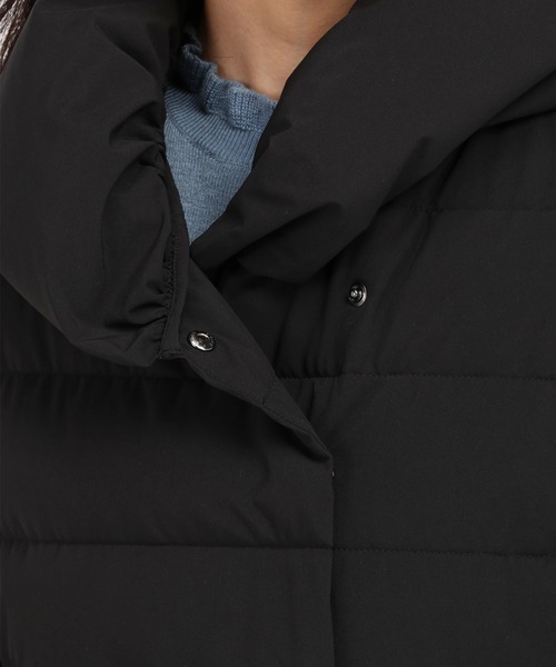 STRAWBERRY-FIELDS(ストロベリーフィールズ)の「エアリータフタ ダウンジャケット(ダウンジャケット/コート・レディース・サーモンピンク/ブラック/ベージュ・2)」の9枚目の写真