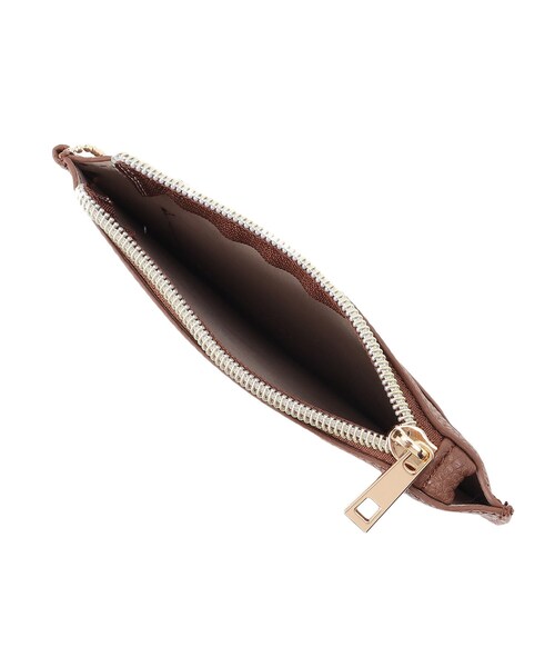 DRESKIP（ドレスキップ）の「◆ポーチ付きハトメくちしぼり2WAYトート（トートバッグ・レディース・チャコールグレー/ベージュ/ブラウン系1・00）」の10枚目の写真