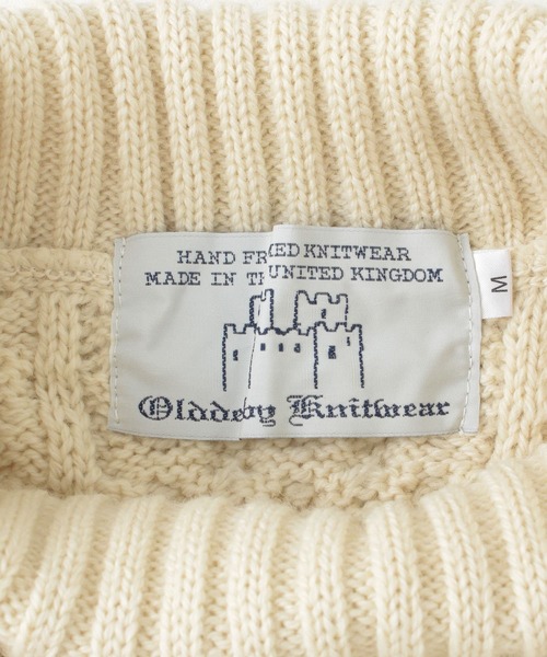 Oldderby Knitwear（オールダービーニットウェア）の「【別注】OLDDERBY KNITWEAR×URBAN RESEARCH　ケーブルニット（ニット/セーター・レディース・ネイビー/アイボリー・-）」の18枚目の写真