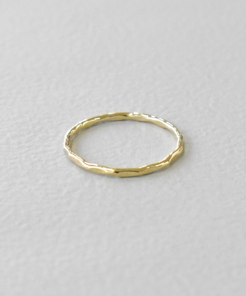 fing.（フィング）の「glow slim クラフトリング（リング・レディース・ピンクゴールド/ゴールド/シルバー・5号/11号/3号/9号/7号/15号/13号）」の2枚目の写真