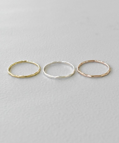 fing.（フィング）の「glow slim クラフトリング（リング・レディース・ピンクゴールド/ゴールド/シルバー・5号/11号/3号/9号/7号/15号/13号）」の9枚目の写真