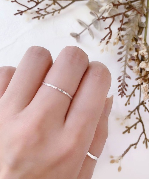 fing.（フィング）の「glow slim クラフトリング（リング・レディース・ピンクゴールド/ゴールド/シルバー・5号/11号/3号/9号/7号/15号/13号）」の4枚目の写真