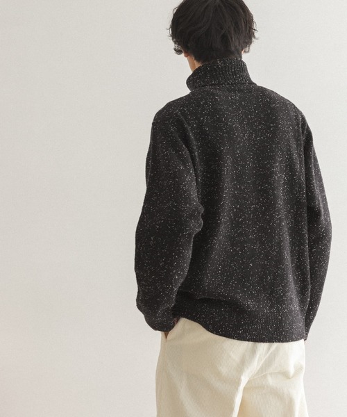 FORK&SPOON(フォークアンドスプーン)の「FORK&SPOON ネップタートルニット(ニット/セーター・メンズ・ブルー系その他/グレー/ブラック・5/4)」の22枚目の写真