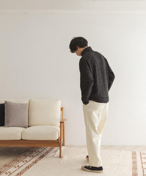 FORK&SPOON(フォークアンドスプーン)の「FORK&SPOON ネップタートルニット(ニット/セーター・メンズ・ブルー系その他/グレー/ブラック・5/4)」の18枚目の写真