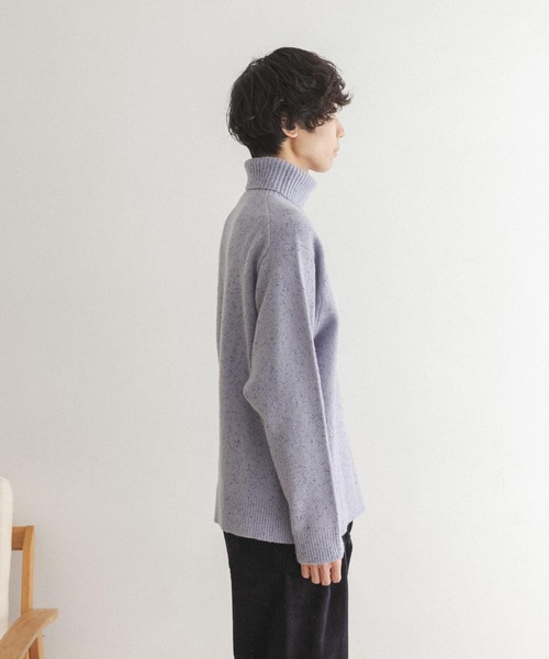 FORK&SPOON(フォークアンドスプーン)の「FORK&SPOON ネップタートルニット(ニット/セーター・メンズ・ブルー系その他/グレー/ブラック・5/4)」の16枚目の写真